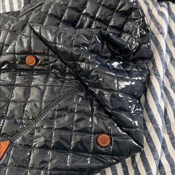 MZ Wallace Navy Laquer Tote - Picture 3 of 10